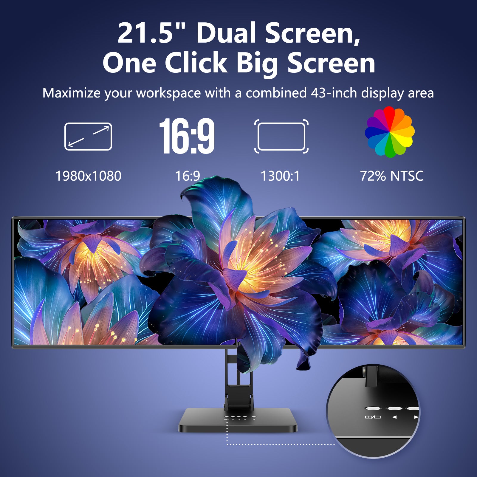 DEPGI 21.5" Laptop Screen Extender