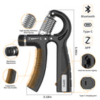 DEPGI Smart Grip Strength Trainer with App, Digital Hand Gripper with 10-130LB Resistance for Muscle Building & Injury Recovery（2 Pack)