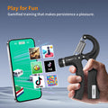 DEPGI Smart Grip Strength Trainer with App, Digital Hand Gripper with 10-130LB Resistance for Muscle Building & Injury Recovery（2 Pack)